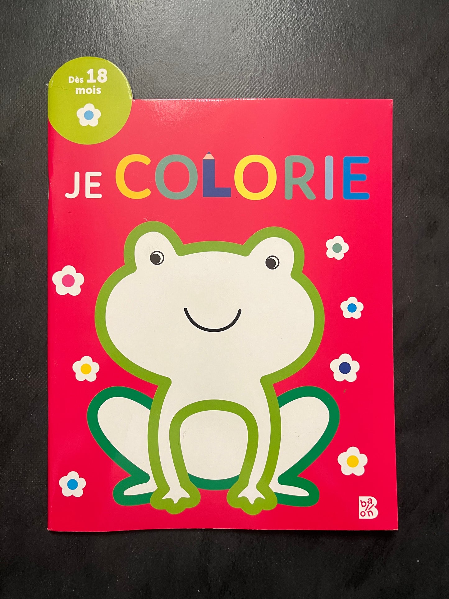 Je colorie - dés 18 mois