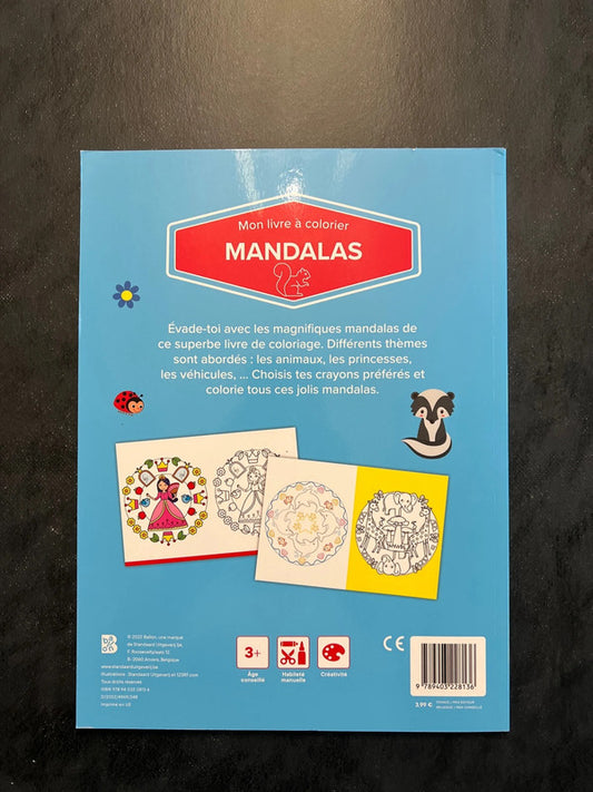Mon livre à colorier - mandalas