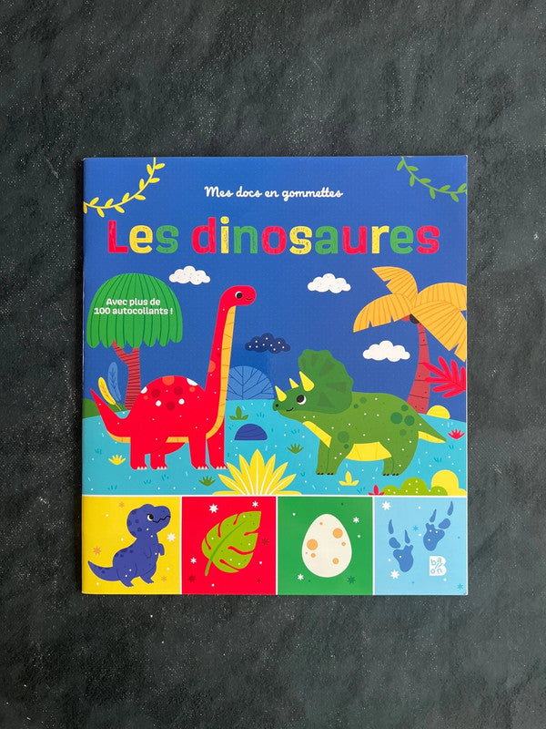 Mes docs en gommettes - les dinosaures