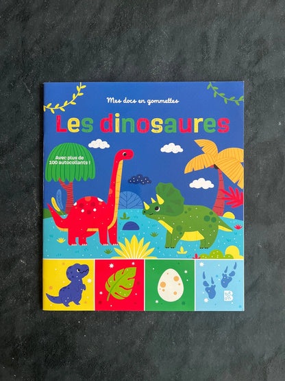 Mes docs en gommettes - les dinosaures