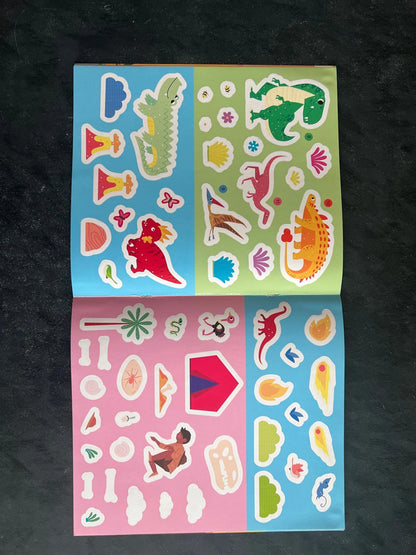 Mes docs en gommettes - les dinosaures