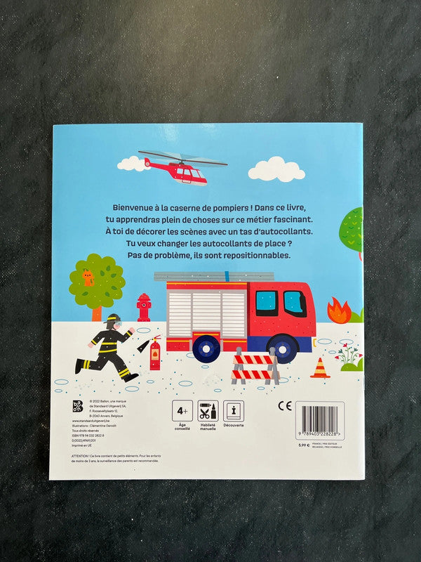 Mes docs en gommettes - les pompiers