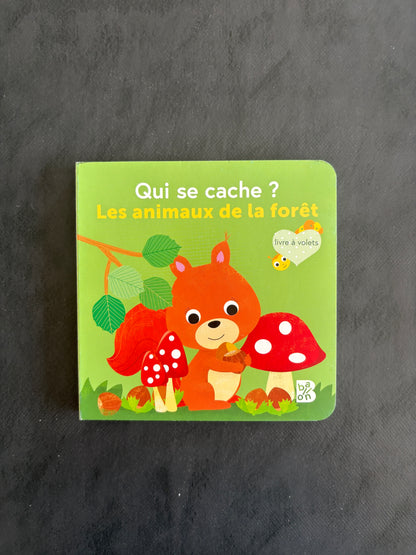 Livre cartonné - les animaux de la forêt