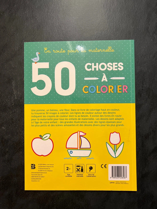 50 choses à colorier - dès 2 ans