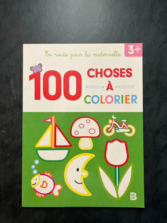 100 choses à colorier - dès 3 ans