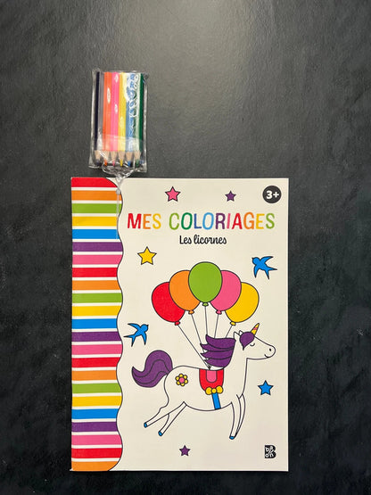 Mes coloriages - les licornes