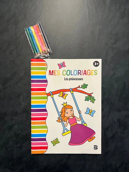 Mes coloriages - les princesses