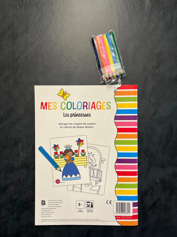 Mes coloriages - les princesses