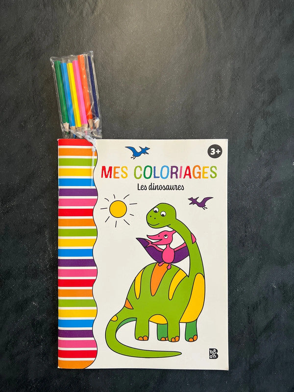 Mes coloriages - les dinosaures