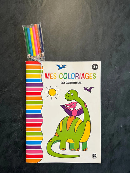 Mes coloriages - les dinosaures
