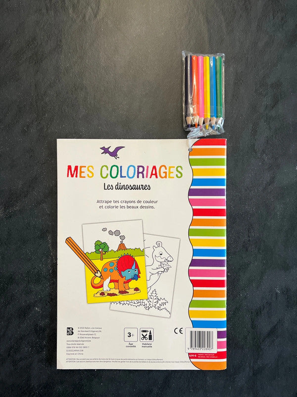 Mes coloriages - les dinosaures
