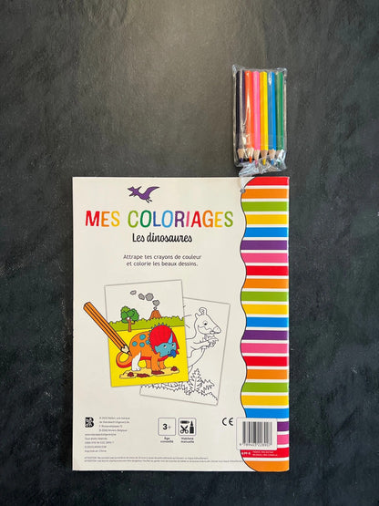 Mes coloriages - les dinosaures
