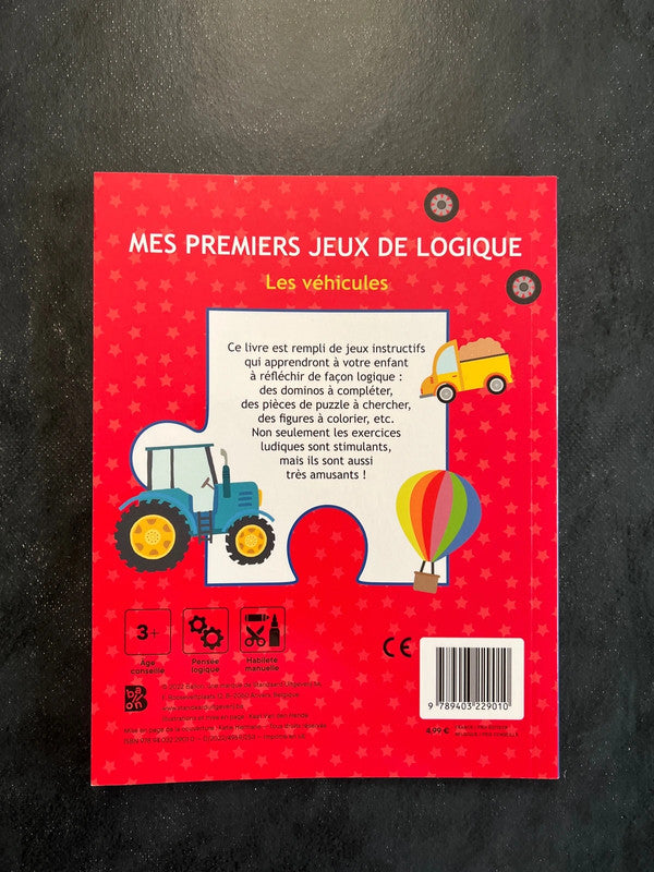 Mes premiers jeux de logique - les véhicules