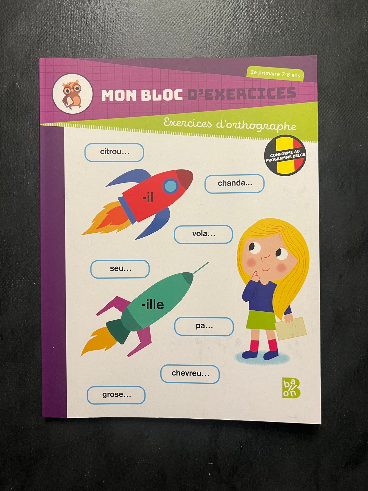 Cahier d'exercices - exercices d'orthographe