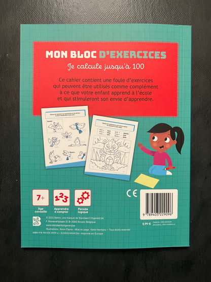 Cahier d'exercices - je calcule jusqu'à 100