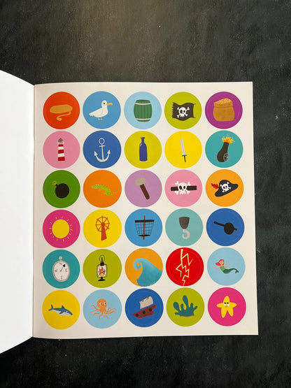 101 choses à trouver et à coller - les pirates