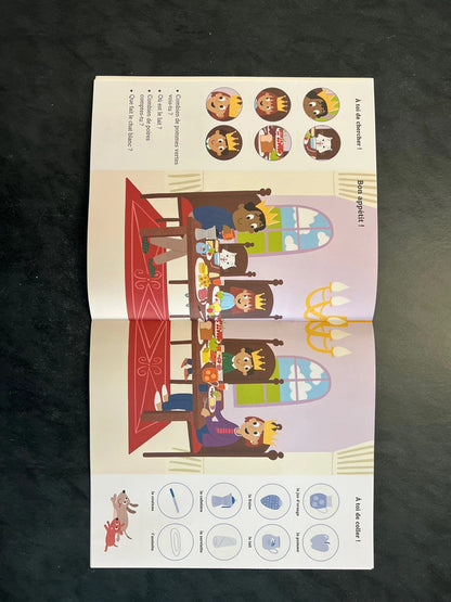 101 choses à trouver et à coller - les princesses