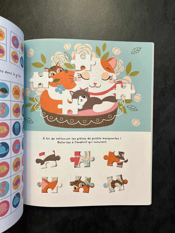 Mon cahier de jeux - les animaux