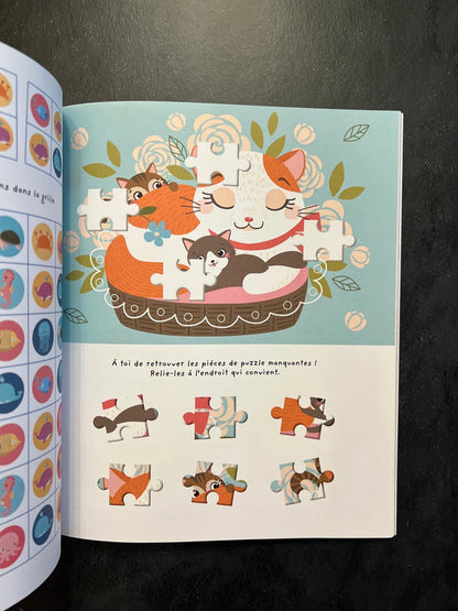 Mon cahier de jeux - les animaux