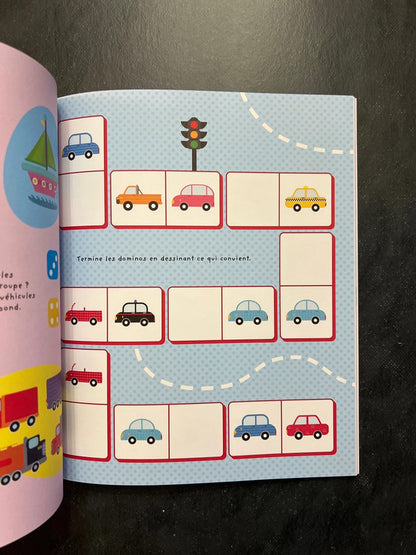 Mon cahier de jeux - les véhicules