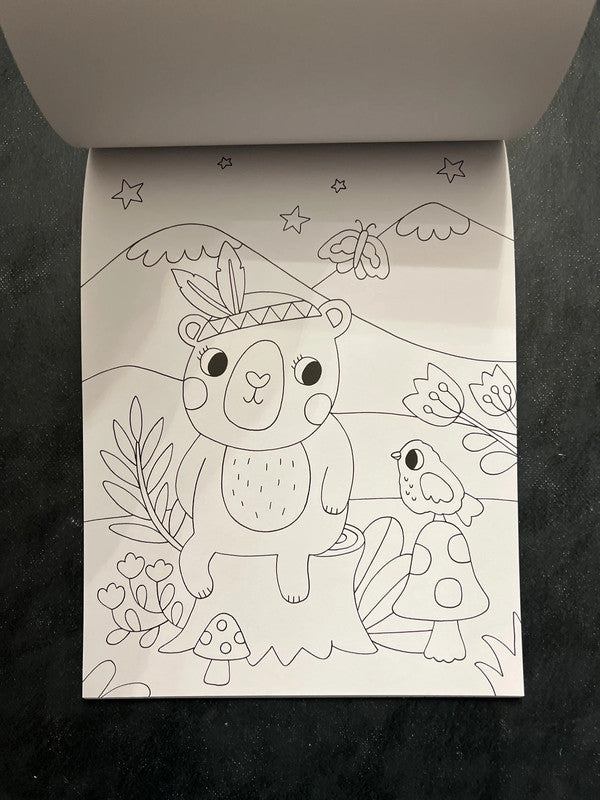 Bloc à colorier - les bébés animaux