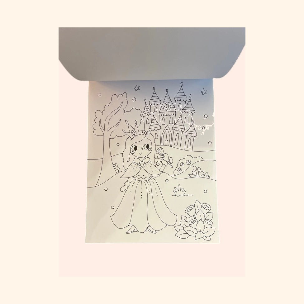 Bloc à colorier - Princesses et fées | Dès 4 ans