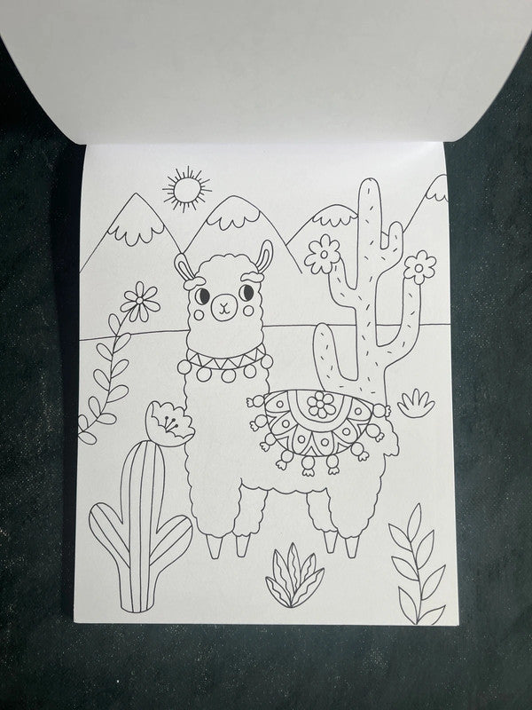 Bloc à colorier - autour du monde