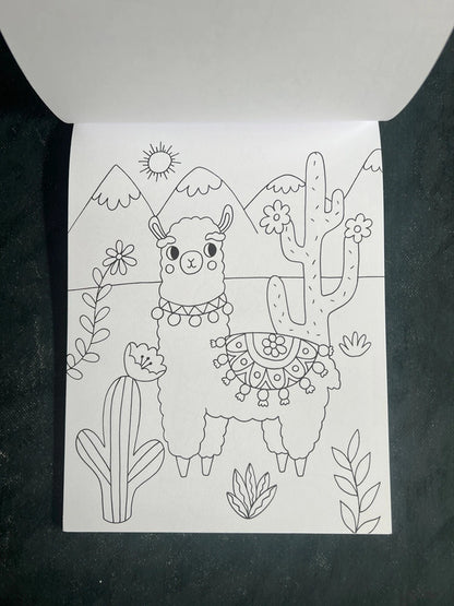 Bloc à colorier - autour du monde