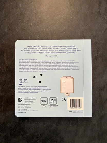 Livre sonore - les trois petits cochons