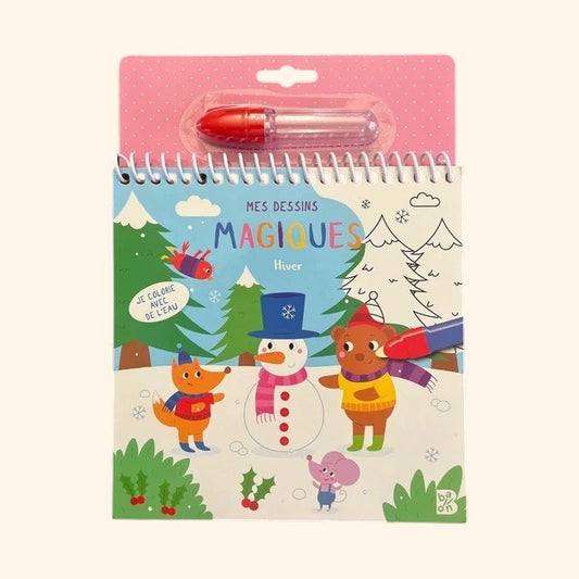 Mes dessins magiques - Hiver | Activité créative pour enfants 4-7 ans