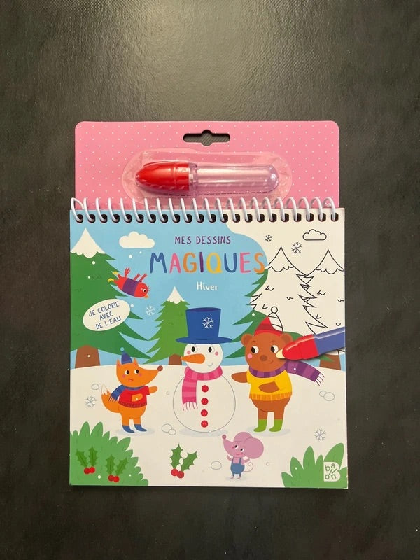 Mes dessins magiques - Hiver | Activité créative pour enfants 4-7 ans