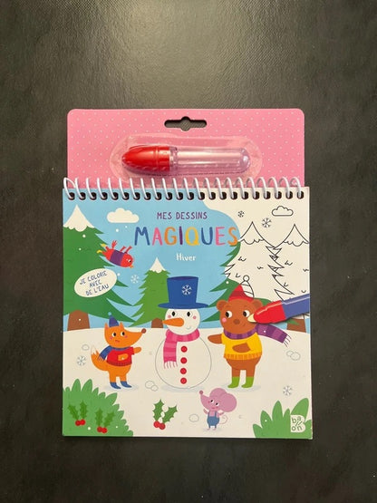 Mes dessins magiques - Hiver | Activité créative pour enfants 4-7 ans
