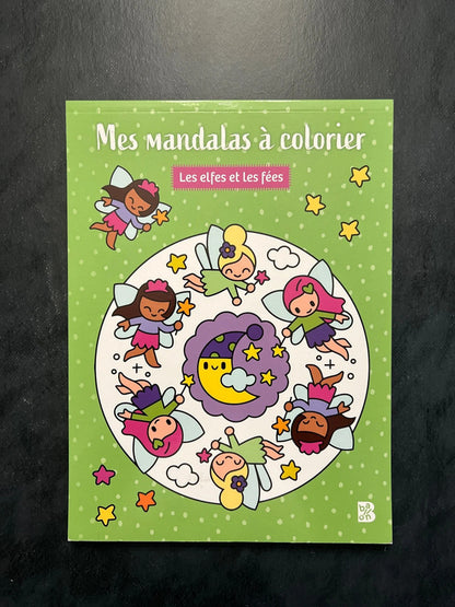 Mes mandalas à colorier - les elfes et les fées