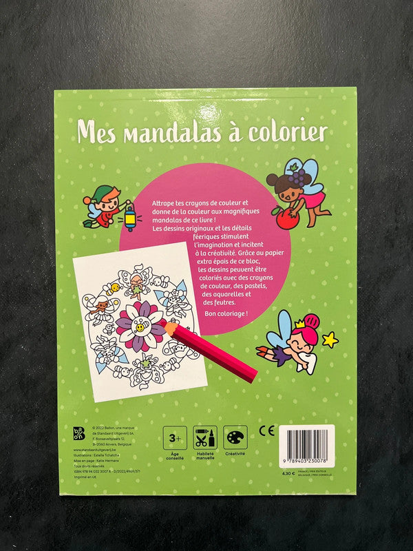 Mes mandalas à colorier - les elfes et les fées