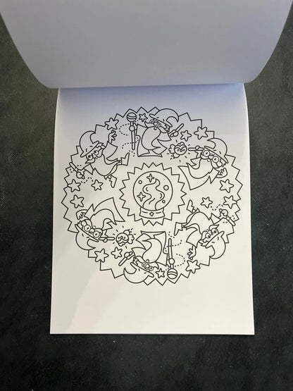 Mes mandalas à colorier - les monstres