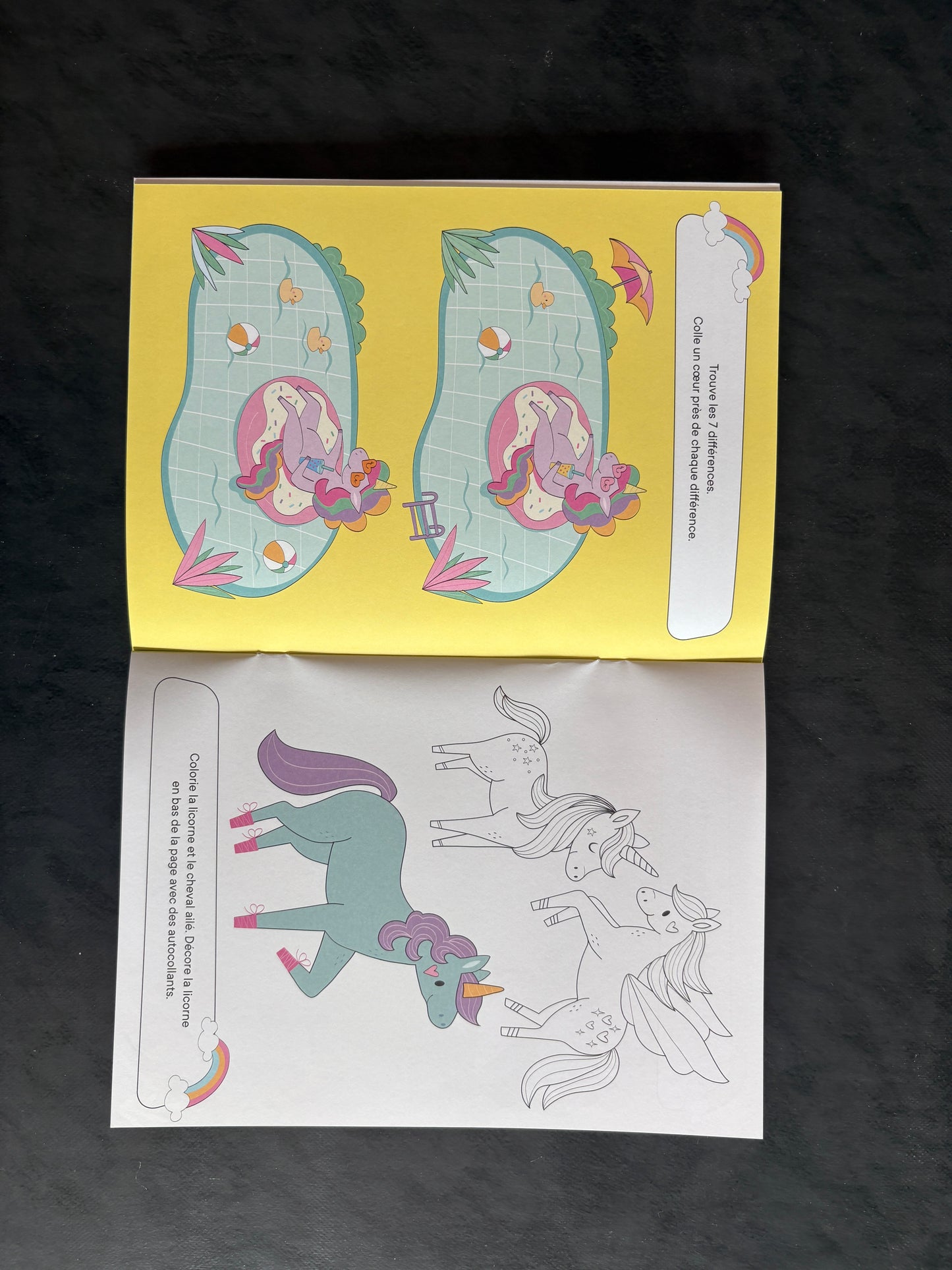 Mon livre de jeux - j'aime les licornes