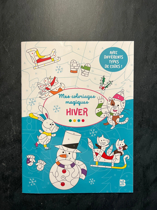 Mes coloriages magiques - l’hiver