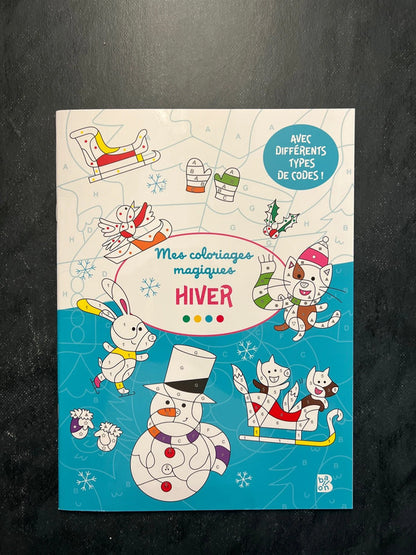 Mes coloriages magiques - l’hiver