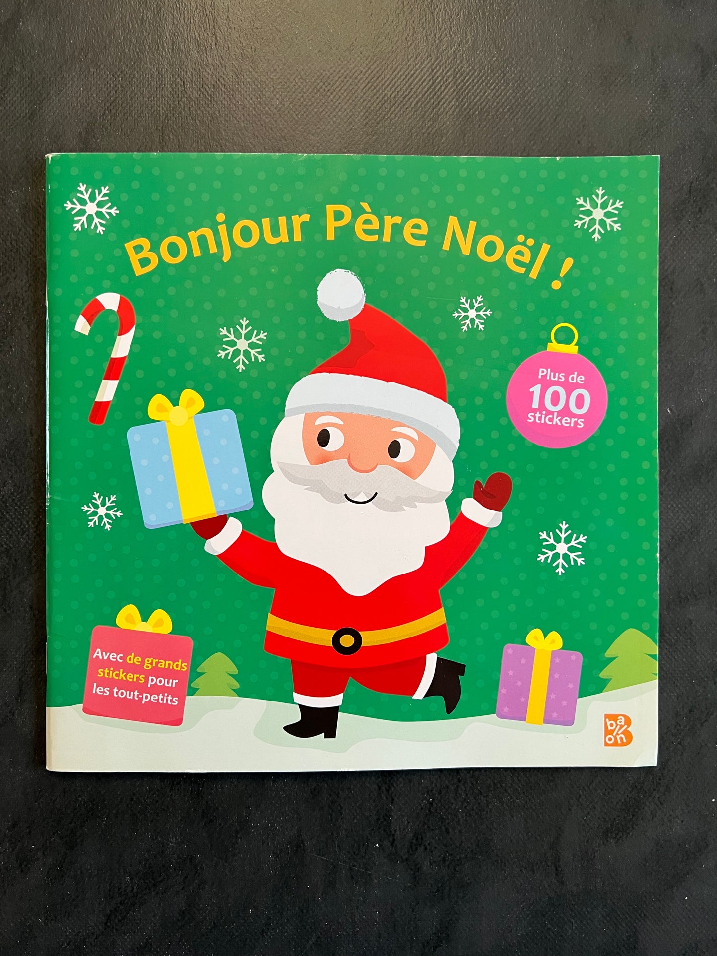 Livre d'autocollants - bonjour, Père Noël !