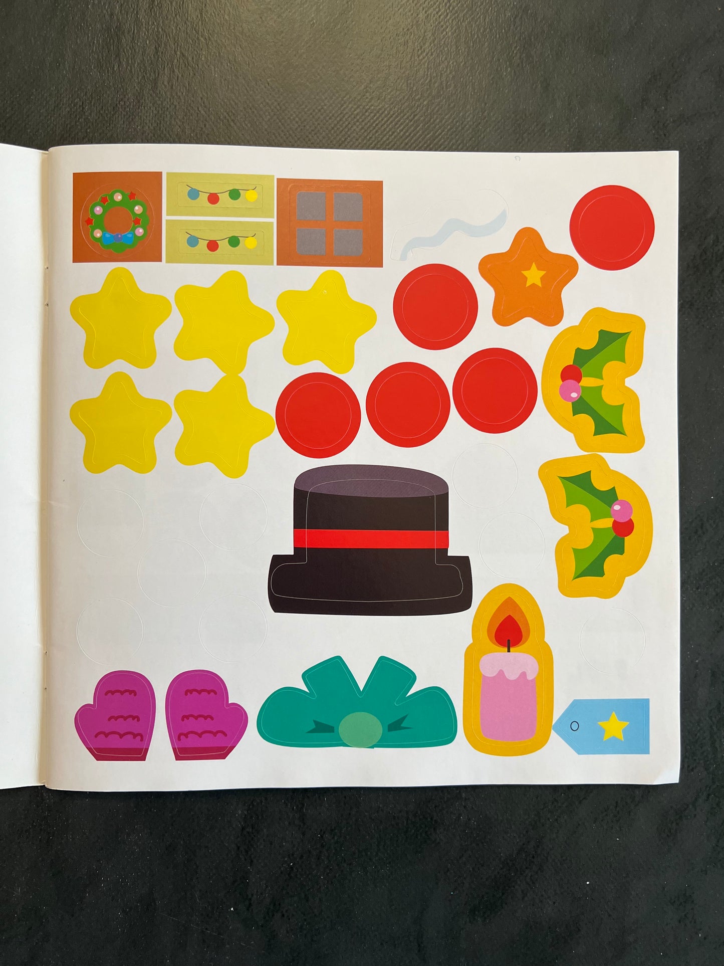 Livre d'autocollants - bonjour, Père Noël !