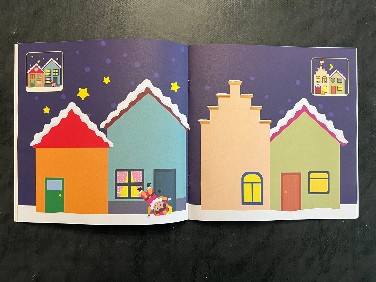 Livre d'autocollants - bonjour, Saint-Nicolas