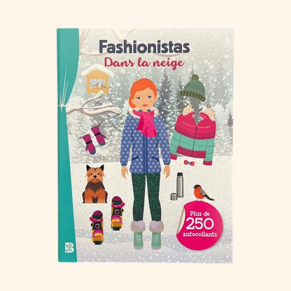 Fashionistas - Dans la neige | Livre-jeu autocollants 5-7 ans