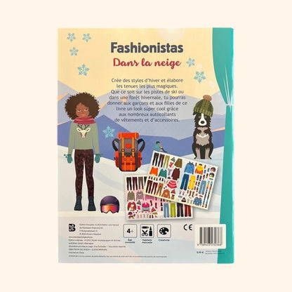 Fashionistas - Dans la neige | Livre-jeu autocollants 5-7 ans