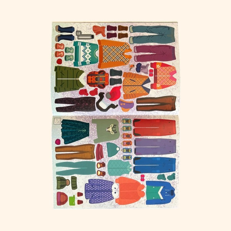 Fashionistas - Dans la neige | Livre-jeu autocollants 5-7 ans