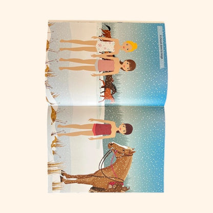 Fashionistas - Dans la neige | Livre-jeu autocollants 5-7 ans