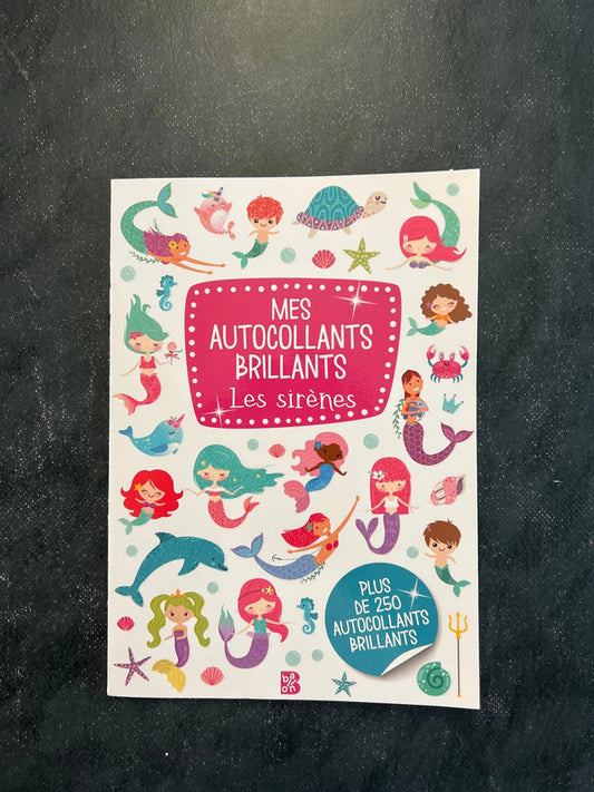 Mes autocollants brillants - les sirènes