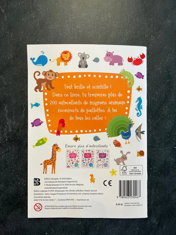 Mes autocollants brillants - les animaux