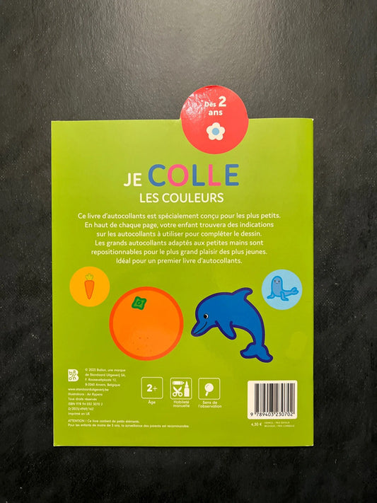 Je colle les couleurs - dès 2 ans