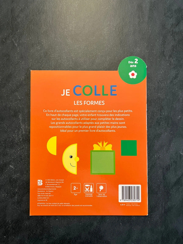 Je colle les formes - dès 2 ans