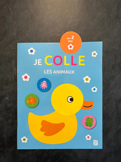 Je colle les animaux - dès 2 ans